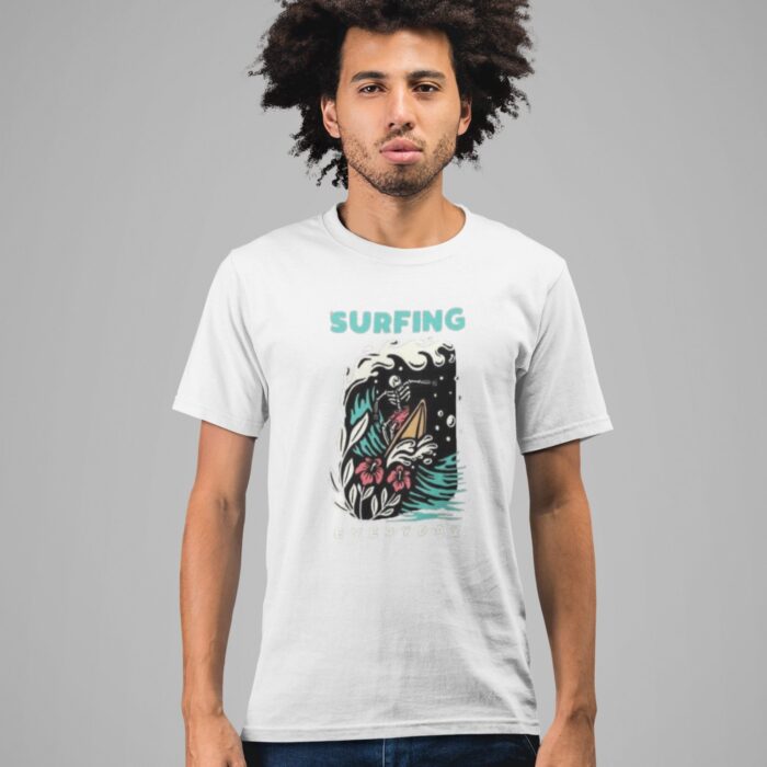 Summer : Surfing Everyday T-shirt - Image 7