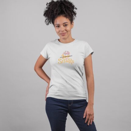 Women's : BFF Sisters T-shirt - Image 5