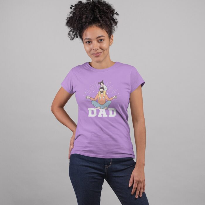 Women's : DAD's Girl T-shirt - Image 4