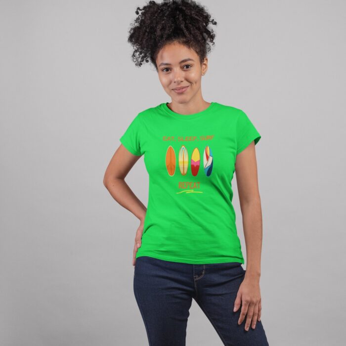 Women's : Eat Sleep Surf Repeat T-shirt - Image 7
