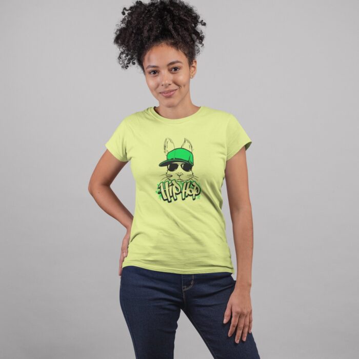 Women's : Hip Hop Rabbit T-shirt - Image 5