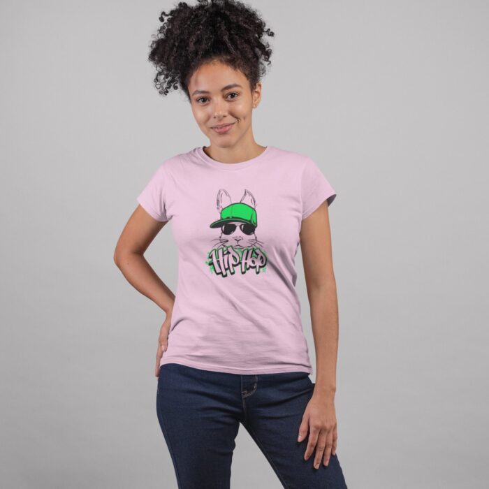 Women's : Hip Hop Rabbit T-shirt - Image 6