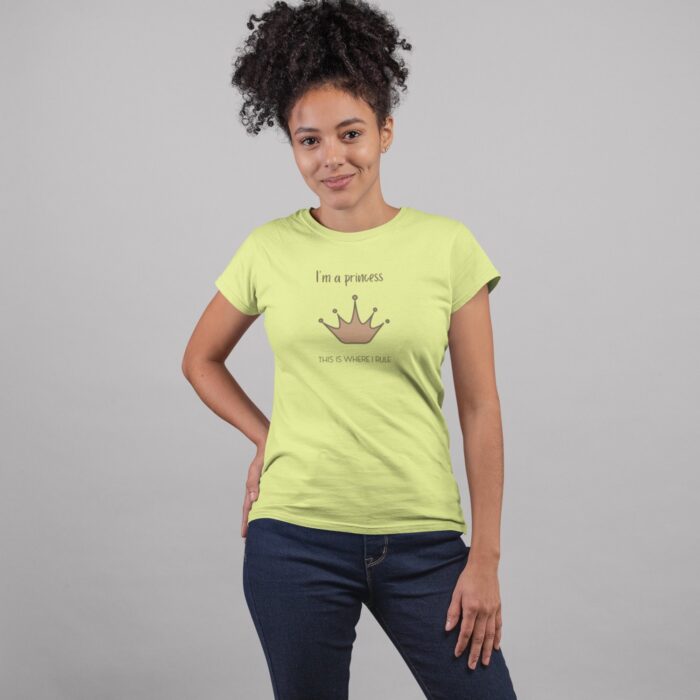 Women's : i'm a Princess, This is were i Rule T-shirt - Image 6