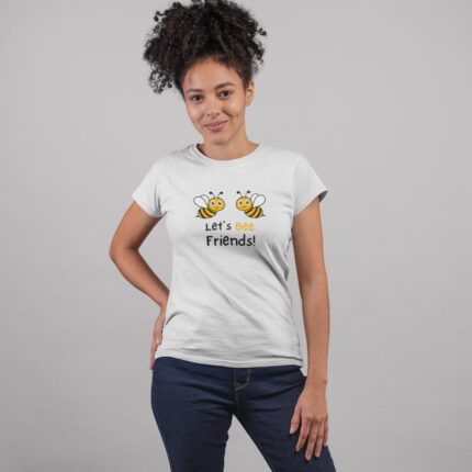 Women's : Let's be Friends T-shirt - Image 5