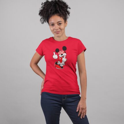 Women's : Mickey mouse Disobey T-shirt - Image 9