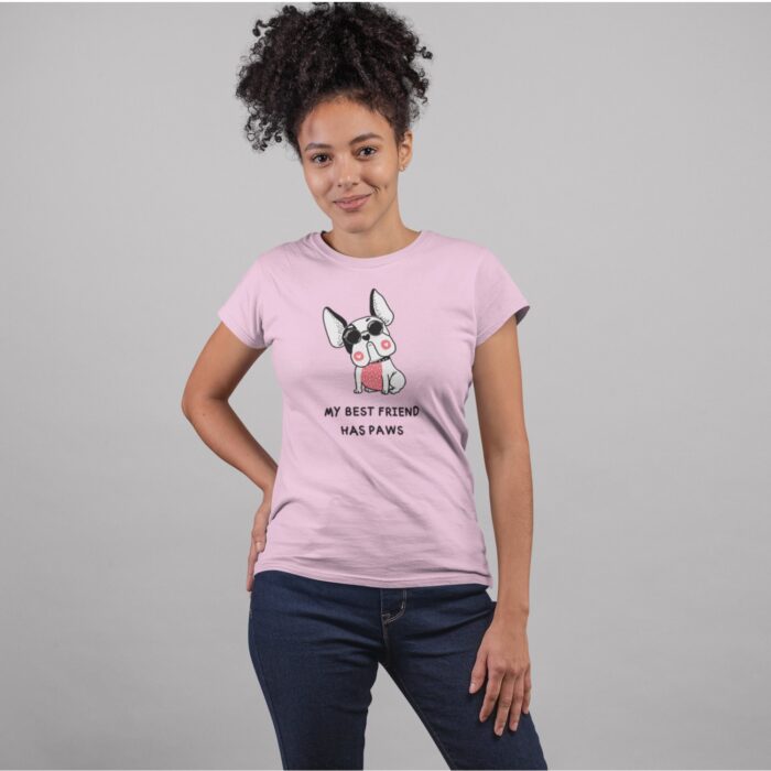 Women's : My best Friends has Paws T-shirt - Image 1