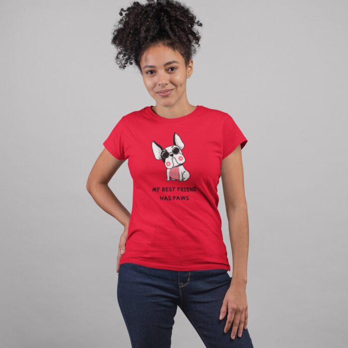 Women's : My best Friends has Paws T-shirt - Image 8