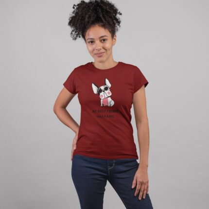 Women's : My best Friends has Paws T-shirt - Image 9