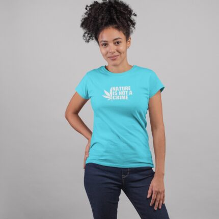 Women's : Nature is not a Crime T-shirt - Image 5
