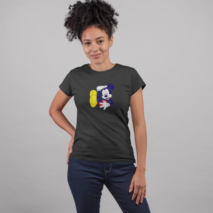 Women's :  Mickey in Box T-shirt - Image 3