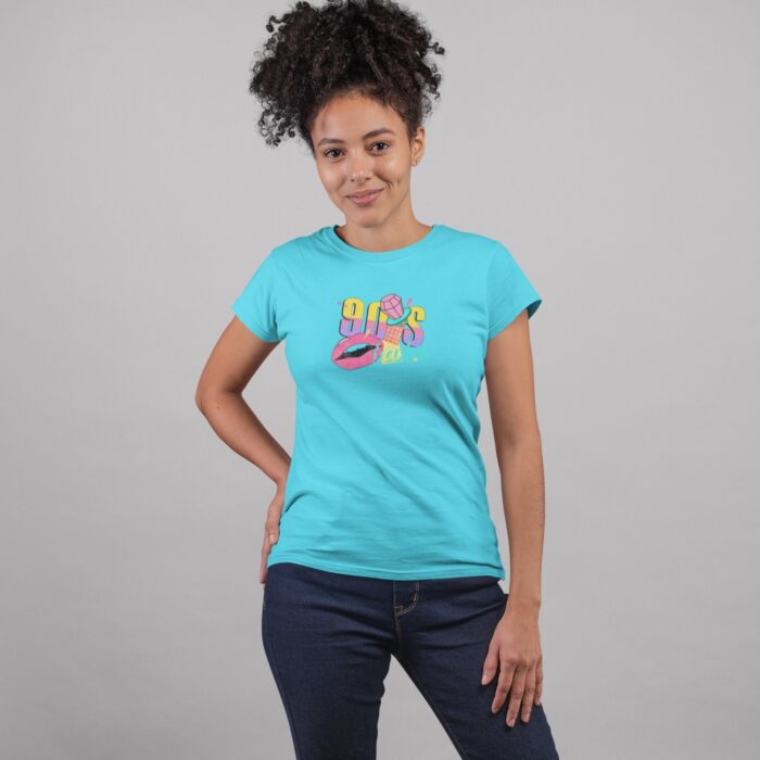 Women's : 90's Babe T-shirt - Image 7