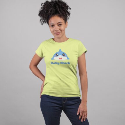 Women's : Baby Shark T-shirt - Image 4