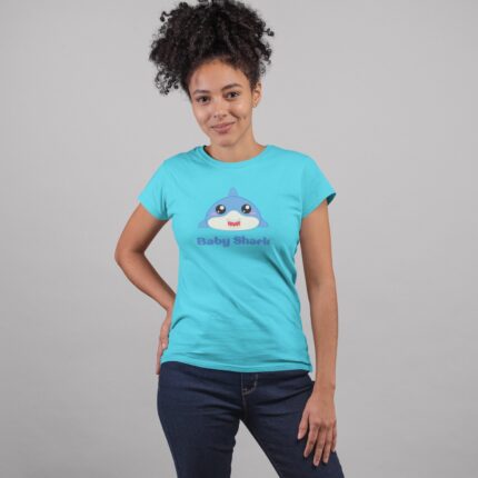 Women's : Baby Shark T-shirt - Image 8