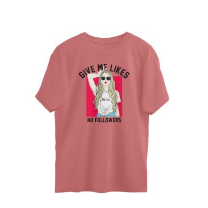Women's : No Followers Oversized Tees - Image 5
