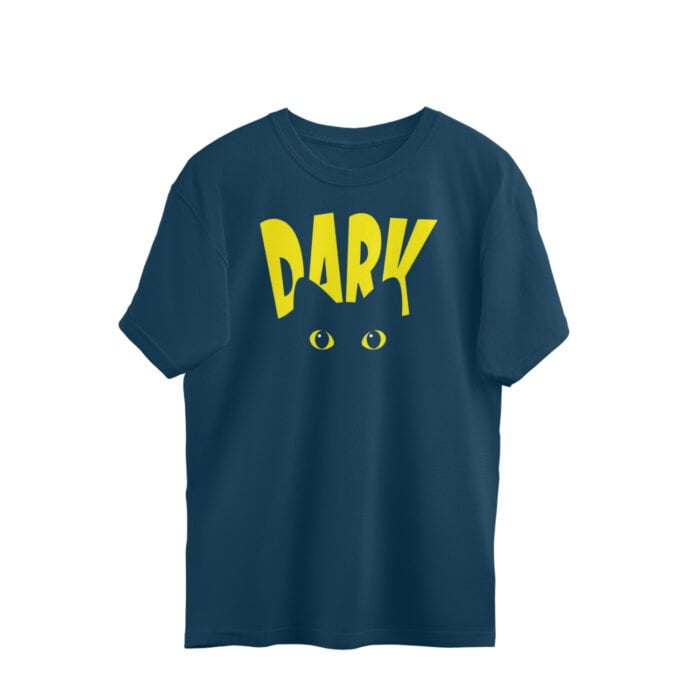 Women's : Dark Oversized Tees - Image 1
