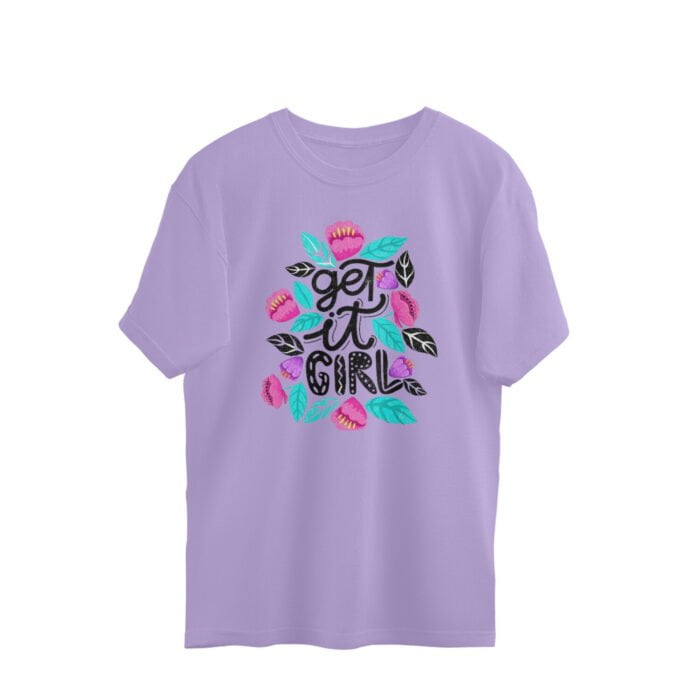 Women's : Get It Girl Oversized Tees - Image 2