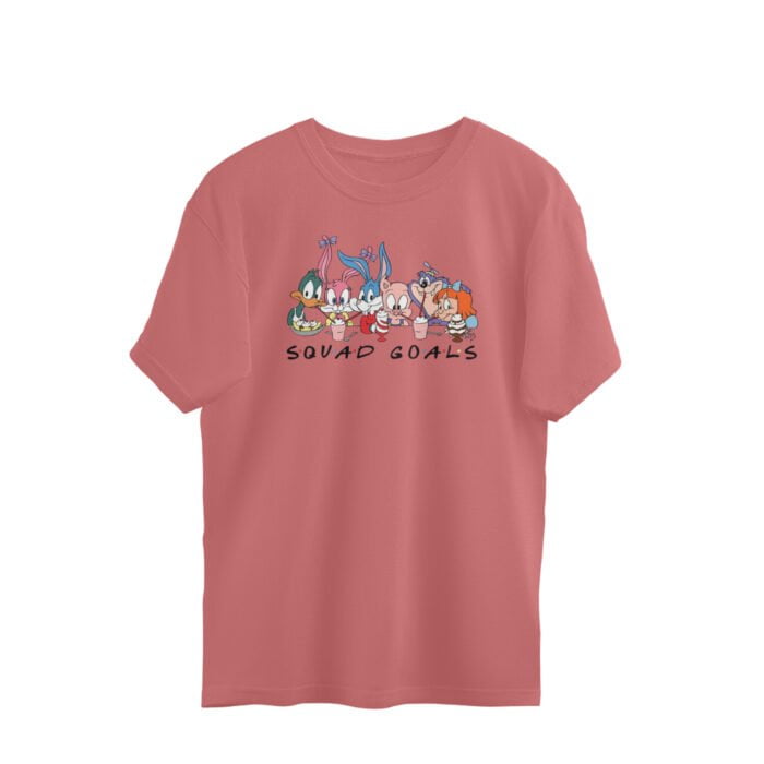 Women's : Squad Goals Oversized Tees - Image 7