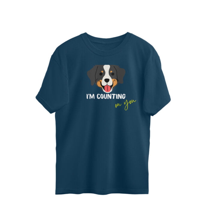 Women's : Counting on you Oversized Tees - Image 1