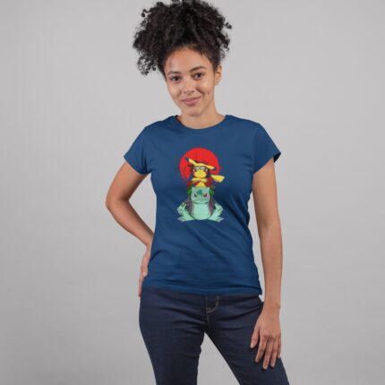 Women's : Pokemon x Naruto T-shirt - Image 6