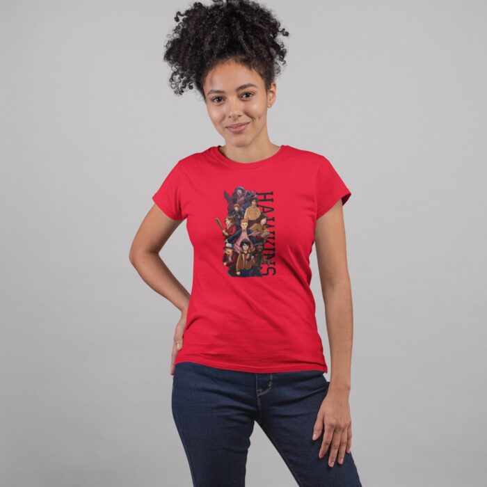 Women's : Stranger Things Hawkins T-shirt - Image 6