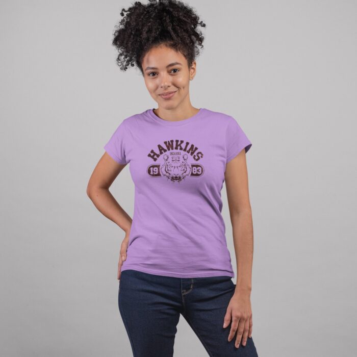 Women's : Stranger Things Hawkins T-shirt - Image 6