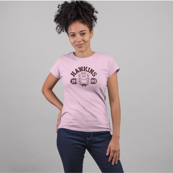 Women's : Stranger Things Hawkins T-shirt - Image 5