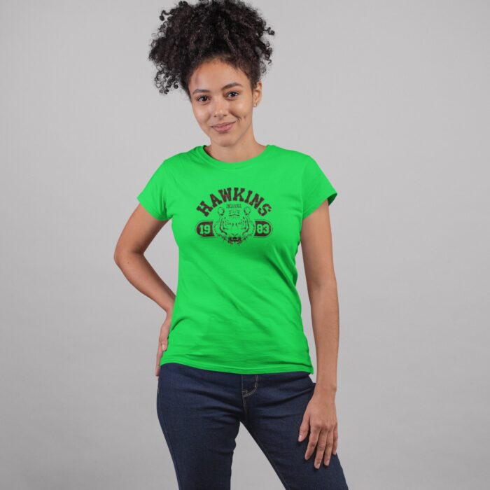 Women's : Stranger Things Hawkins T-shirt - Image 4