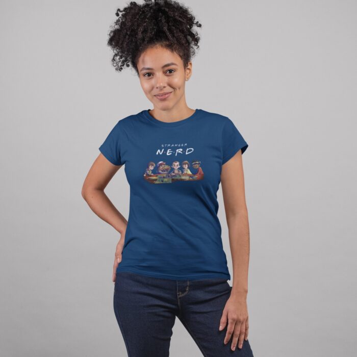 Women's : Stranger Things NERD T-shirt - Image 1
