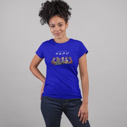 Women's : Stranger Things NERD T-shirt - Image 2