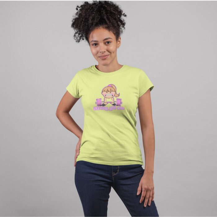 Women's : Strong Girl Club T-shirt - Image 4