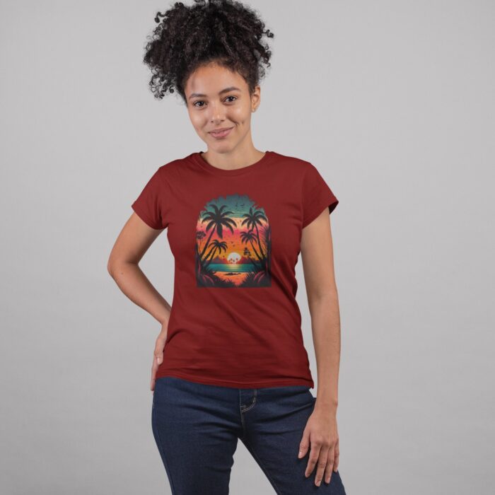 Women's : Sunset Island T-shirt - Image 8