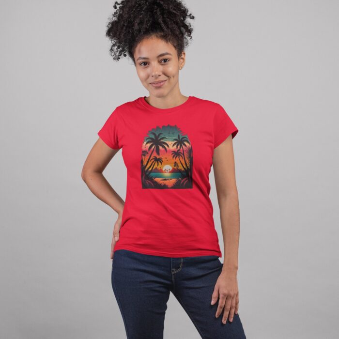 Women's : Sunset Island T-shirt - Image 1