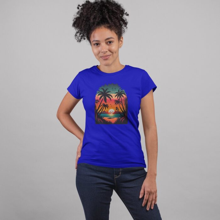 Women's : Sunset Island T-shirt - Image 5