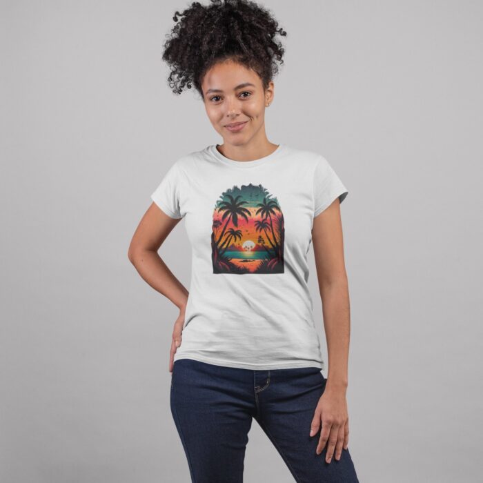 Women's : Sunset Island T-shirt - Image 4