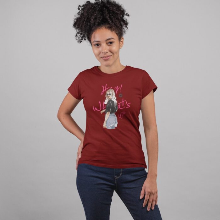 Women's : Whats Up T-shirt - Image 6
