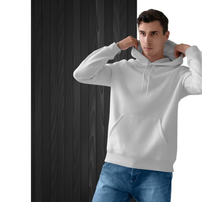 Men's : Solid Hoodies - Image 12