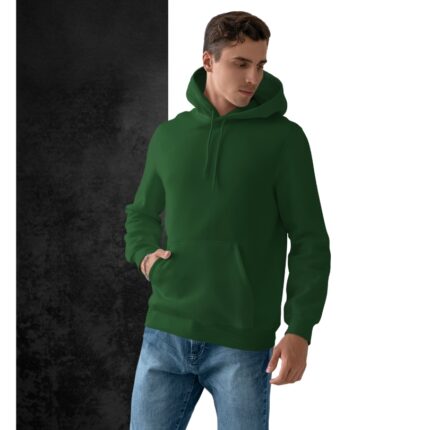 Men's : Solid Hoodies - Image 8