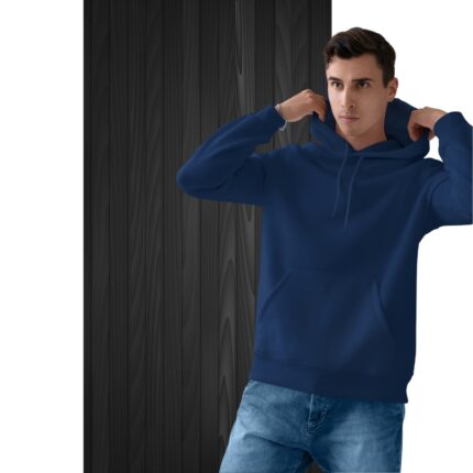 Men's : Solid Hoodies - Image 7