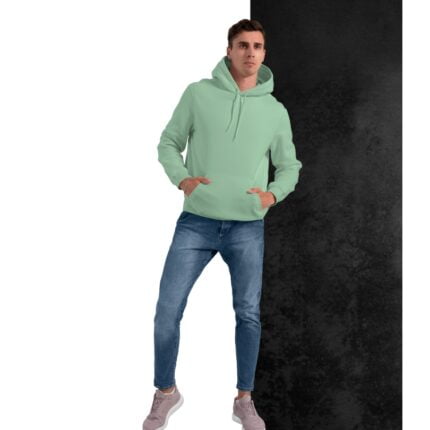 Men's : Solid Hoodies - Image 6