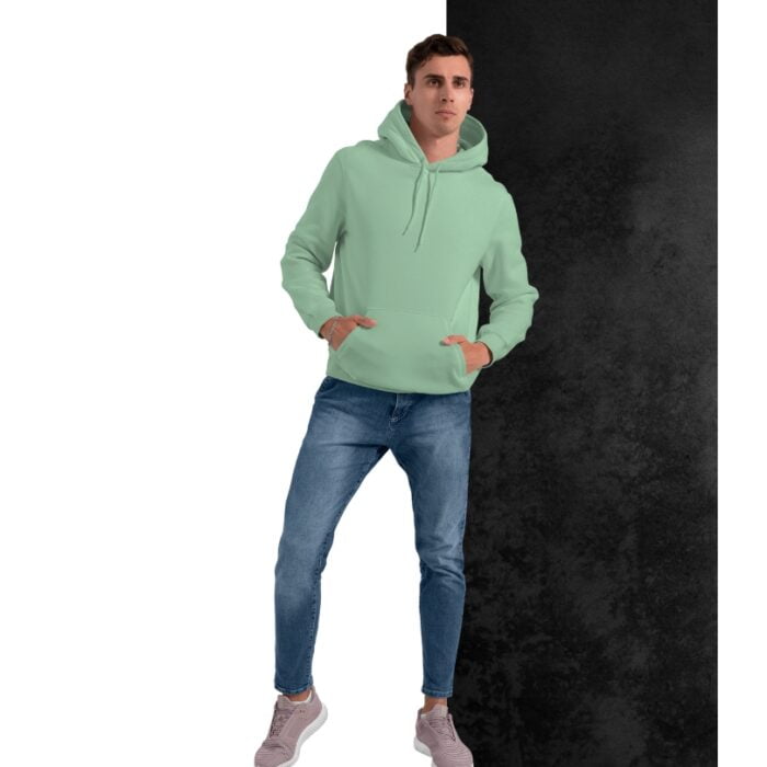 Men's : Solid Hoodies - Image 6