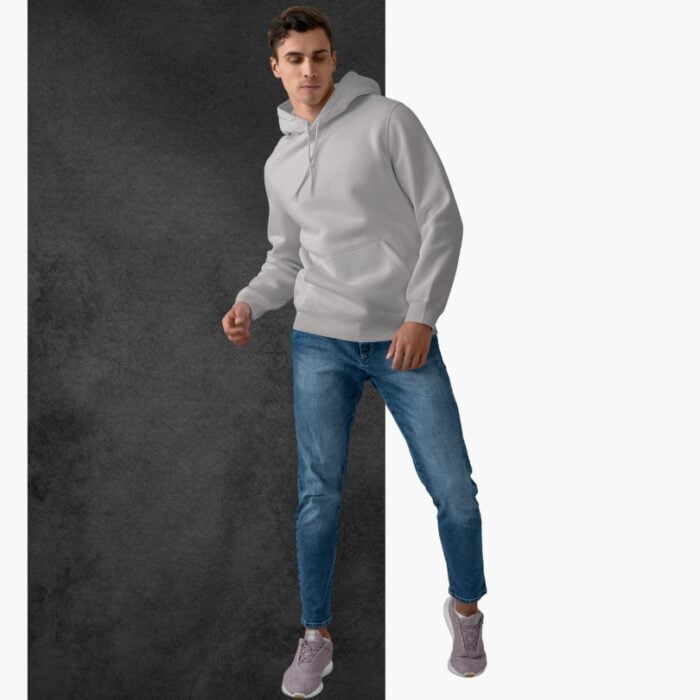 Men's : Solid Hoodies - Image 5