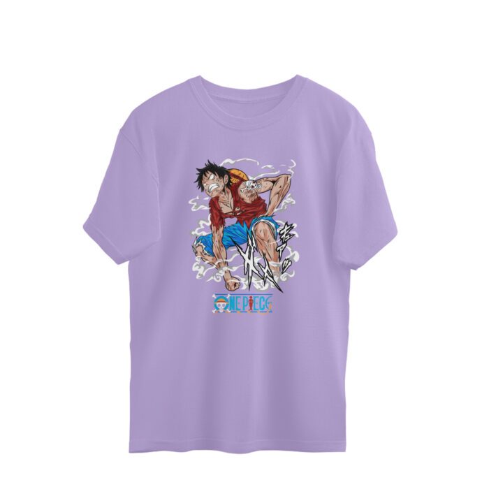 Women's : One Piece Anime Oversized Tees - Image 2