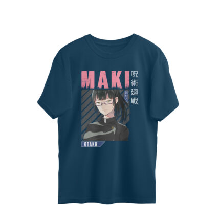 Women's : Maki Anime Oversized Tees - Image 2