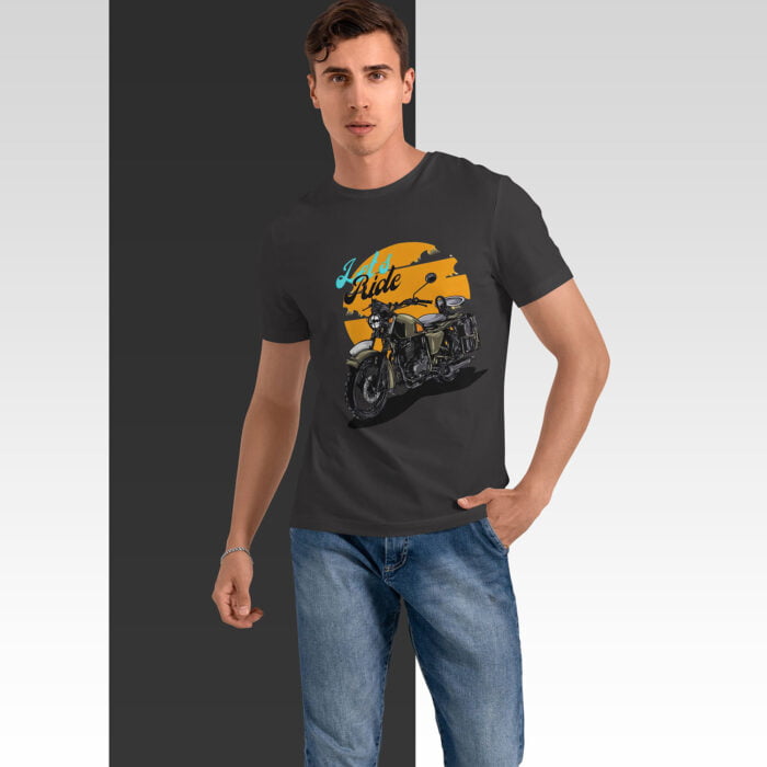 Men's : Let's Ride T-shirt - Image 1