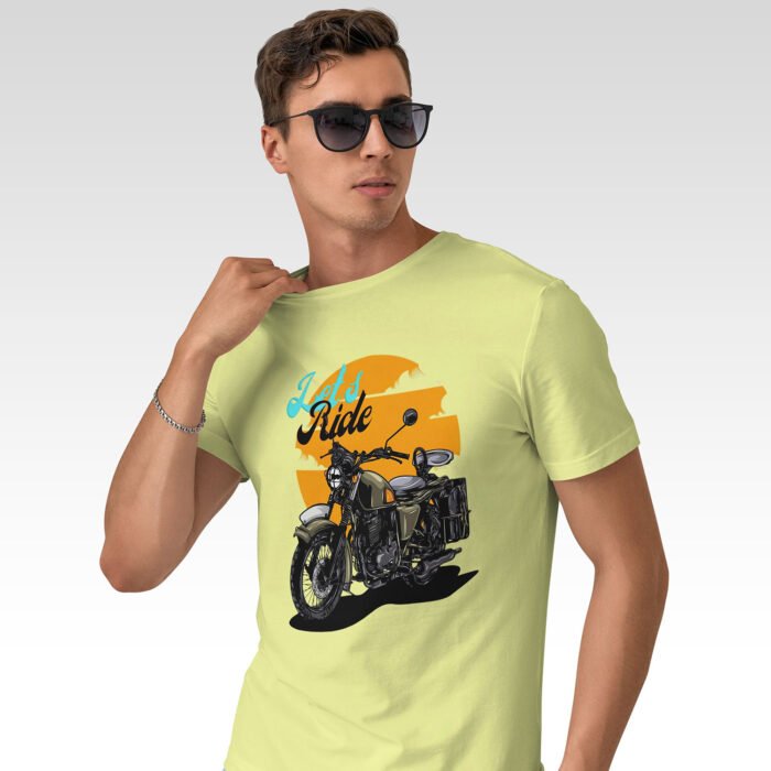 Men's : Let's Ride T-shirt - Image 7