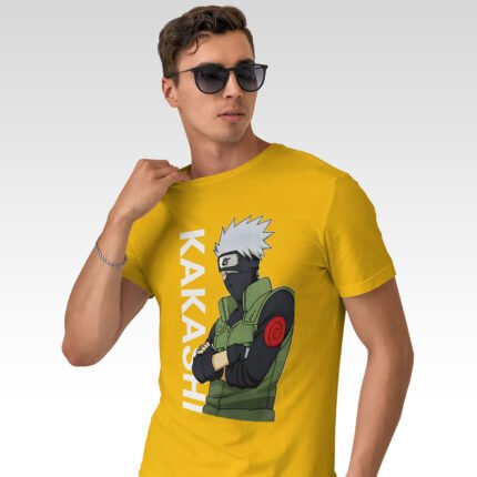 Men's : Kakashi Naruto Anime Tees