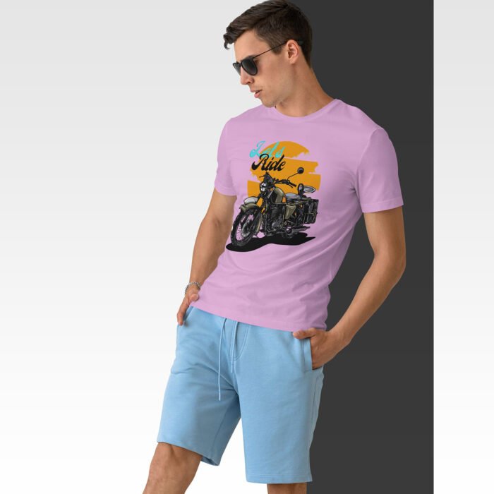 Men's : Let's Ride T-shirt - Image 8