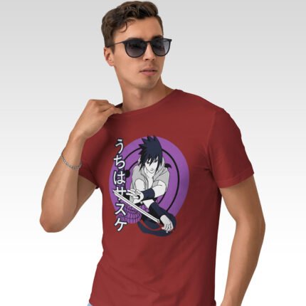 Men's : Sasuke Naruto Anime Tees