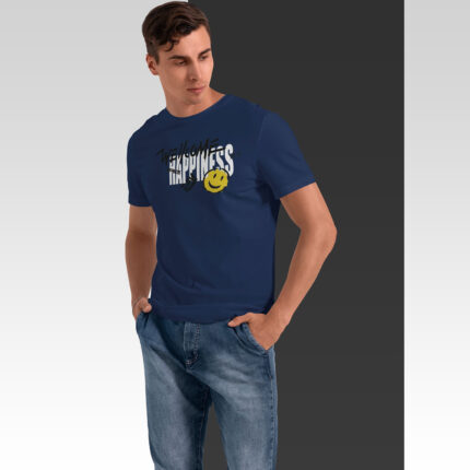 Men's : Welcome Happiness T-shirt - Image 6