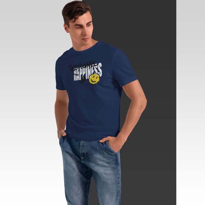 Men's : Welcome Happiness T-shirt - Image 6